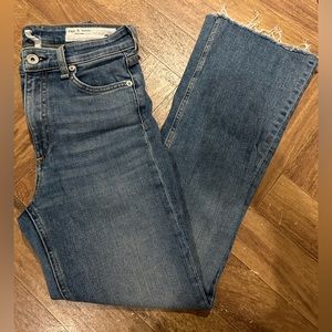 Rag & Bone Nina high-rise ankle flare